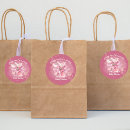 Search for pink snowflake thank you stickers For her