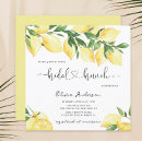 Search for lemon bridal brunch invitations Elegant