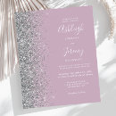 Search for dusty purple wedding invitations Elegant