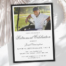 Search for black golf invitations Retiree