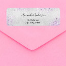 Search for metallic return address labels Modern elegant