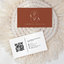 Search for bohemian business cards Qr code