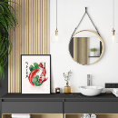 Search for koi watercolor art Oriental