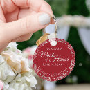 Search for red and silver key rings For her