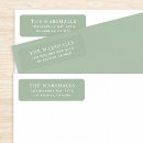 Search for green sage return address labels Simple