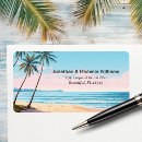 Search for palm return address labels Beach