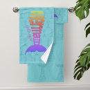 Search for mermaid bath towels Colourful