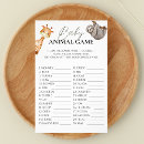 Search for safari baby shower games Greenery