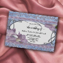 Search for purple and rose gold wedding invitations Chic