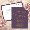 Search for mauve invitations Script