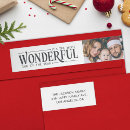 Search for wonder return address labels Merry christmas