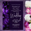 Search for purple dahlia wedding invitations Elegant