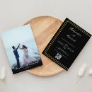 Search for black white gold wedding invitations Calligraphy