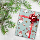 Search for nordic wrapping paper Gnomes