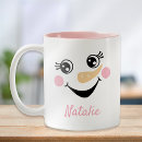 Search for snowman kids mugs Pink