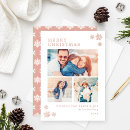Search for rose gold snowflakes cards Simple