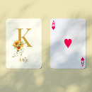 Search for yellow sunflowers playing cards Botanical