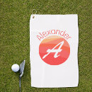 Search for modern trendy golf towels Elegant sophisticated classic