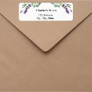 Search for lavender return address labels Birthday