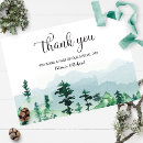 Search for green tree thank you cards Pine trees