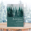 Search for pine tree bridal shower invitations Winter