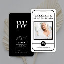Search for instagram business cards Elegant
