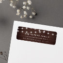 Search for wood plank return address labels Rustic