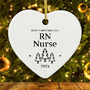 Search for registered nurse christmas tree decorations Heart