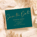 Search for gold foil save the dates Simple