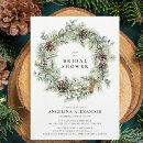 Search for festive bridal shower invitations Pine