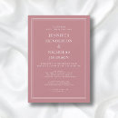 Search for dusty rose wedding invitations Formal