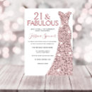 Search for 21 and fabulous invitations Party
