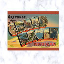 Search for vintage michigan postcards Beach