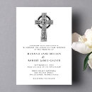 Search for religious cross wedding invitations Simple