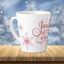 Search for all red mugs Jingle all the way