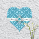 Search for damask heart stickers Blue