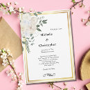 Search for rose gold floral border wedding invitations Modern