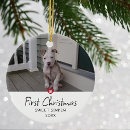 Search for puppys 1st christmas tree decorations Adorable