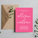 Search for carnation wedding invitations Pink