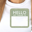 Search for hello my name is stickers Blank