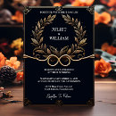 Search for tie the knot wedding invitations Black and white