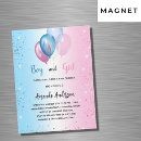 Search for pink and blue twin baby invitations Twins