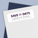 Search for save the date wedding return address labels Elegant