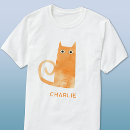 Search for orange cat tshirts Kitty