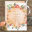 Search for orange rose wedding invitations Elegant