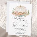 Search for little pumpkin on the way invitations Fall