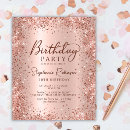 Search for stylish 18th birthday invitations Glitter