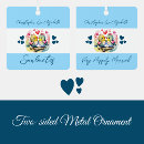 Search for blue bird christmas tree decorations White