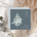 Search for forest green save the dates Winter