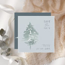 Search for pine tree save the dates Winter